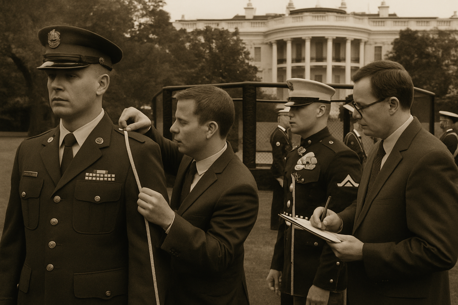 White House Becomes First Federal Property to Require Waist-to-Height Ratio for Military Spectators