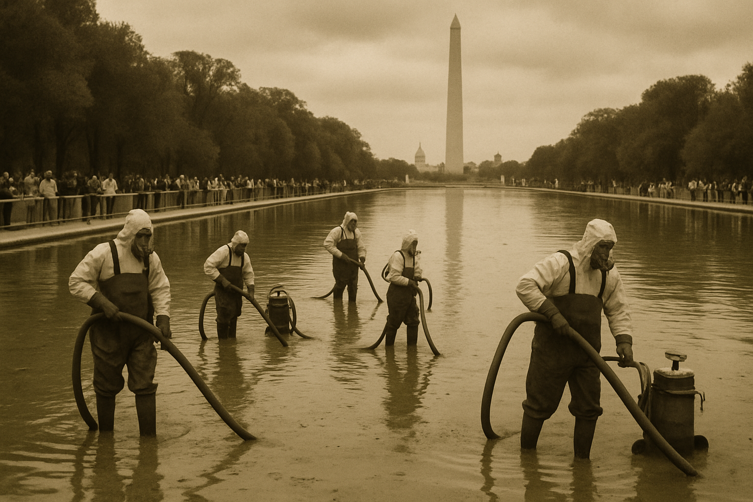 Nation's Most Expensive Puddle To Be Drained, Repainted, Re-Algaed