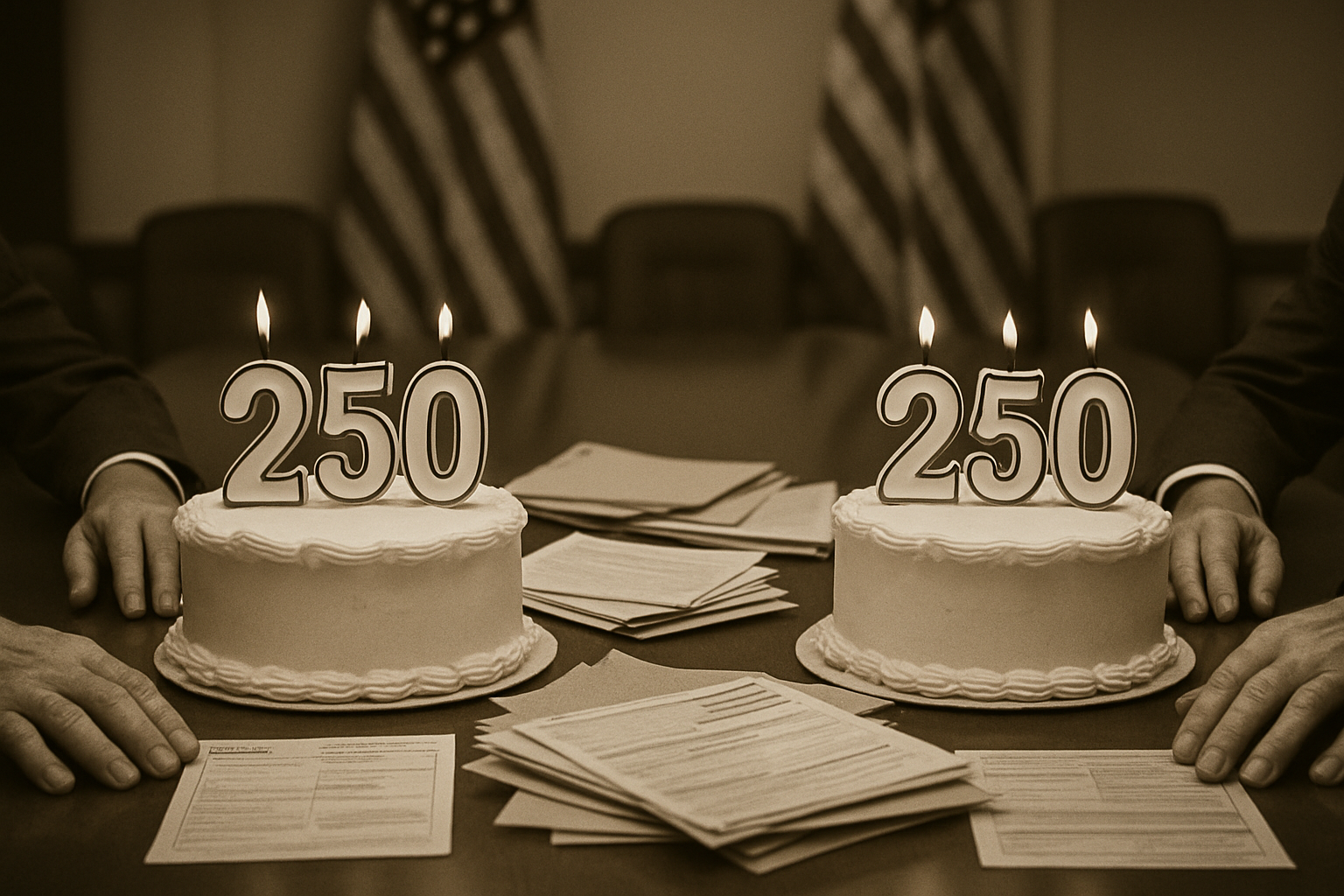 Nation Celebrates 250th Birthday By Arguing Over Which Birthday Committee Is The Real Birthday Committee
